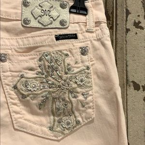 Miss Me pastel pink skinny jeans, 29